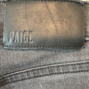 PAIGE Charcoal Denim Jeans